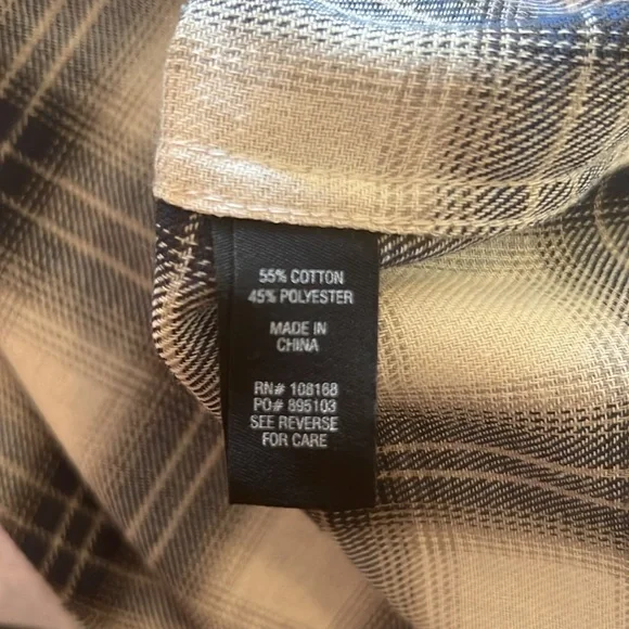 RSQ Men’s Flannel (Medium) - Picture 5 of 6